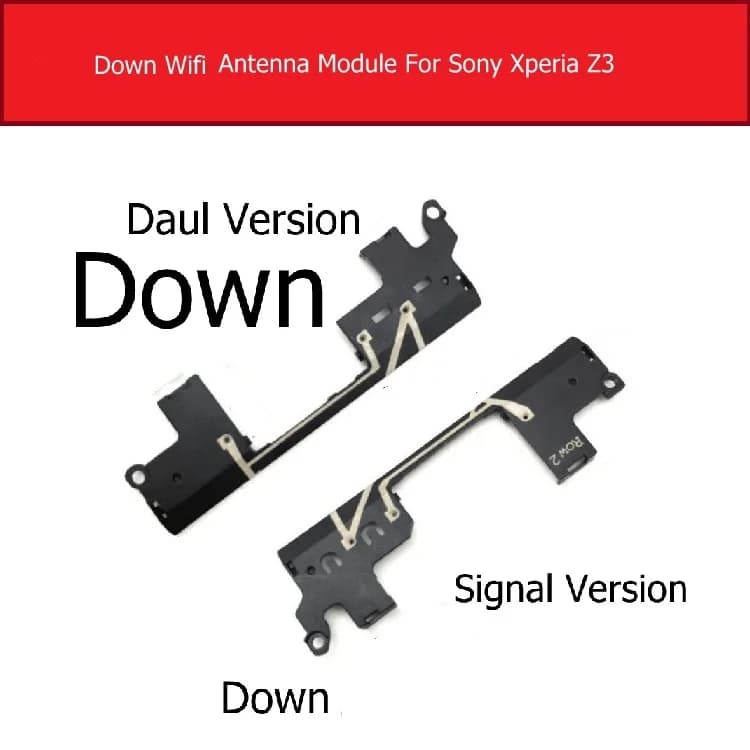 Genuine Wifi Antenna Module Per Sony Xperia Z3 D6603 D6653 SOL26 Dual D6633 D6683 Verso Il Basso Del Segnale Gps Antenna di Ricambio di Riparazione