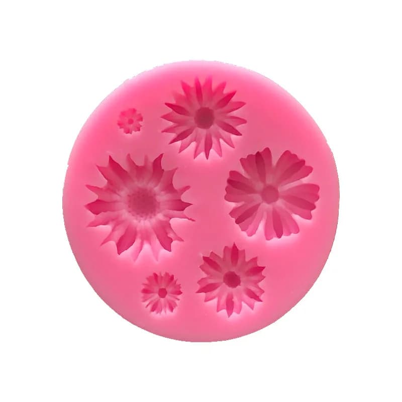 Stampi in silicone per fiori di crisantemo 3D Stampo per fondente artigianale Torta Caramelle al cioccolato Sugarcraft Stampo per pasticceria ghiacciata