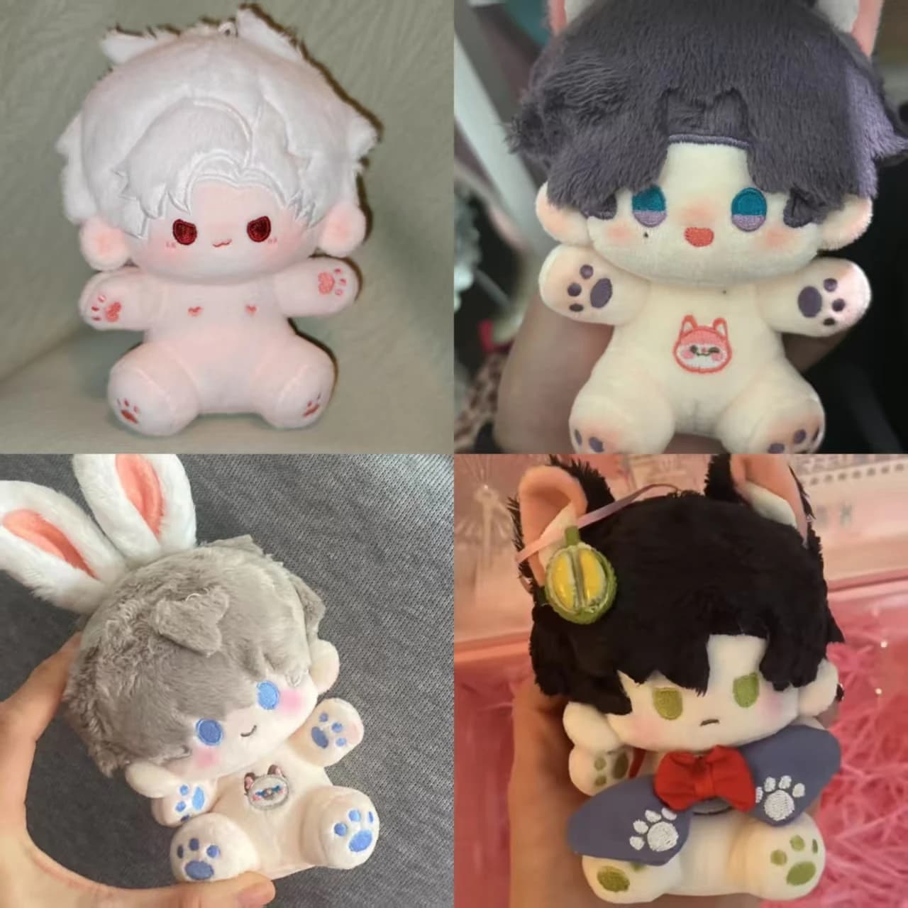 Peluche seduto da 10 cm Sylus Love and Deepspace Sylus Cartoon Doll Stesso stile Accessorio Regalo per ragazza Bambola di cotone Cosplay Donna