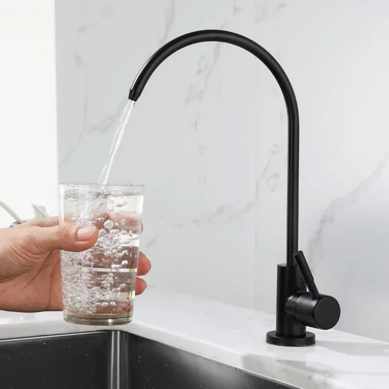 Rubinetti da cucina da 1/4 "rubinetto per depuratore d'acqua con rubinetto diretto per lavello da cucina rubinetto per depuratore ad osmosi per acqua potabile