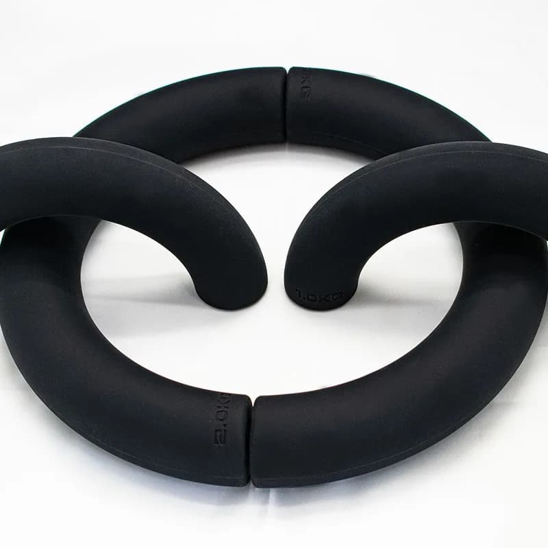 Manubrio semicircolare con peso, design innovativo, per yoga, fitness domestico e allenamento transfrontaliero