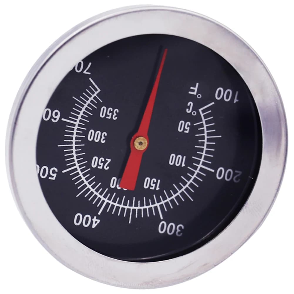 Termometro da giardino Misuratore di temperatura in acciaio inossidabile 5.2 * 5.2 * 5.5 cm Attacco per barbecue Accessori per fornelli