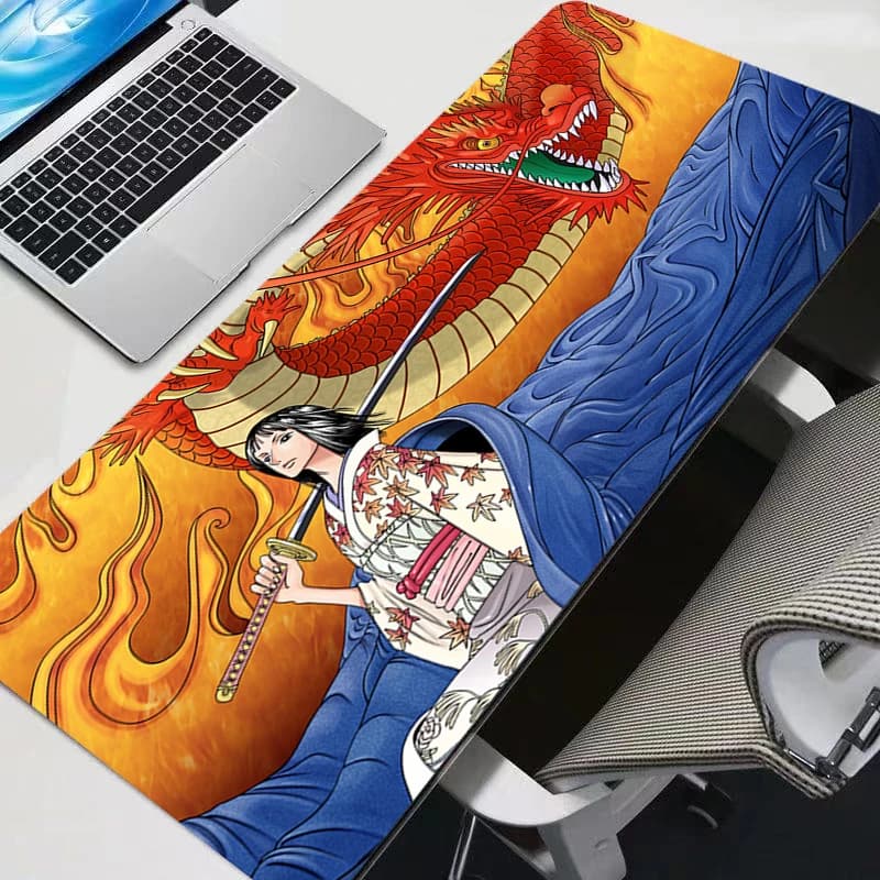 Tappetino per mouse One Piece Anime, accessori da gaming, tappetino da scrivania per tastiera Varmilo, tappetino per mouse resistente per gamer