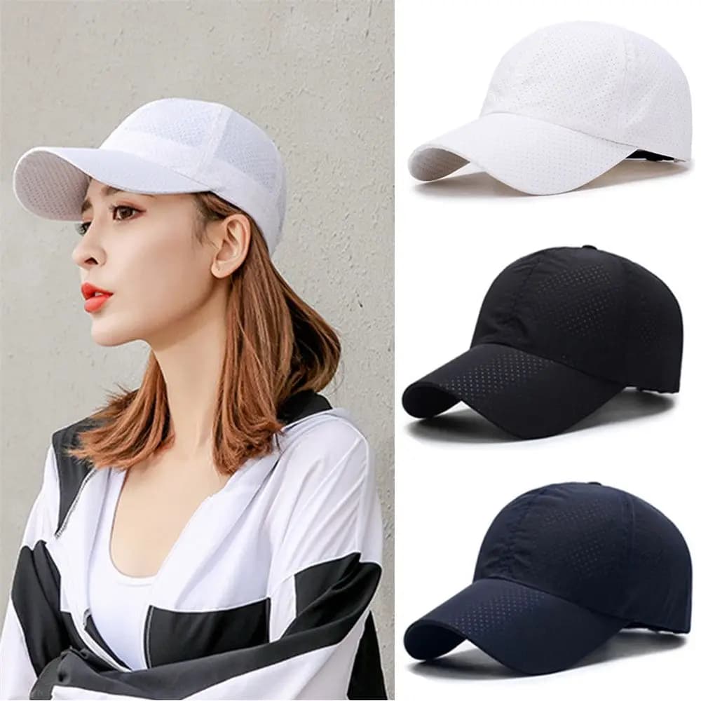 Fashion Running Hiking Camping Baseball Cap Breathable Sun Hat Golf Tennis Cap