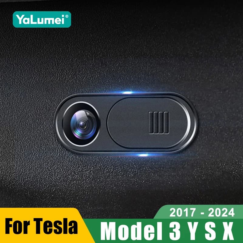 For Tesla Model Y 3 S X 2017 - 2020 2021 2022 2023 2024 Car Interior Webcam Camera Protector Privacy Cover Accessories