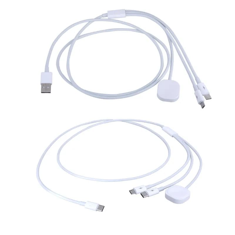 3 In 1 tipo C cavo di ricarica Micro USB Smart Watch supporto per caricabatterie wireless per Samsung Xiaomi Phone Watch Dock di ricarica rapida