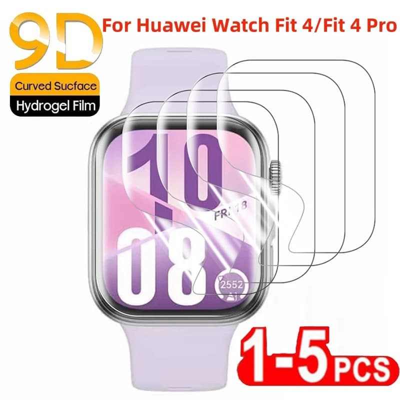 HD Transparent Hydrogel Soft Film for Huawei Watch Fit 4 Pro Protecting Scratch Screen for Huawei Fit4 Fit3 SmartWatch Accessories