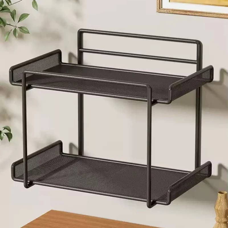 Rack for Nordic router positioning, WiFi wall storage box for living room, wall bracket for set-top box, multifunction without drill