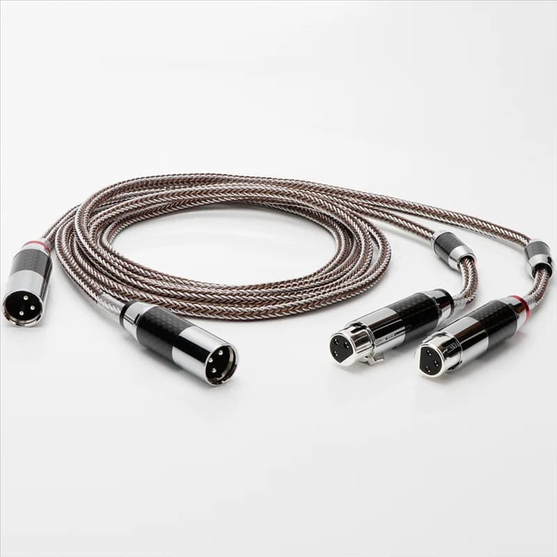 Cavo XLR bilanciato audio HiFi Connettori XLR maschio-femmina Rame placcato argento misto OCC per mixer microfono