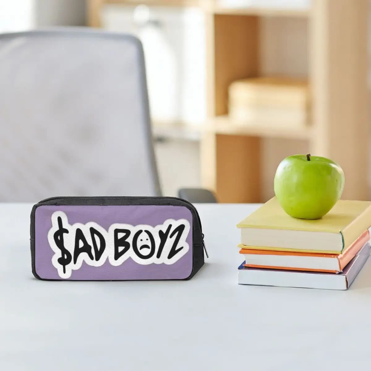 Astuccio Puro Junior H Merch Sad Boyz per Studenti, Portapenne Grande, Borsa per Matite, Contenitore per Cancelleria