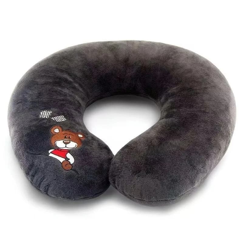 Cuscino da Viaggio per Auto e Aereo, Regalo Speciale 4S, Cuscino a Forma di U, Design Traspirante, Supporto Medio, Imbottitura in Cotone