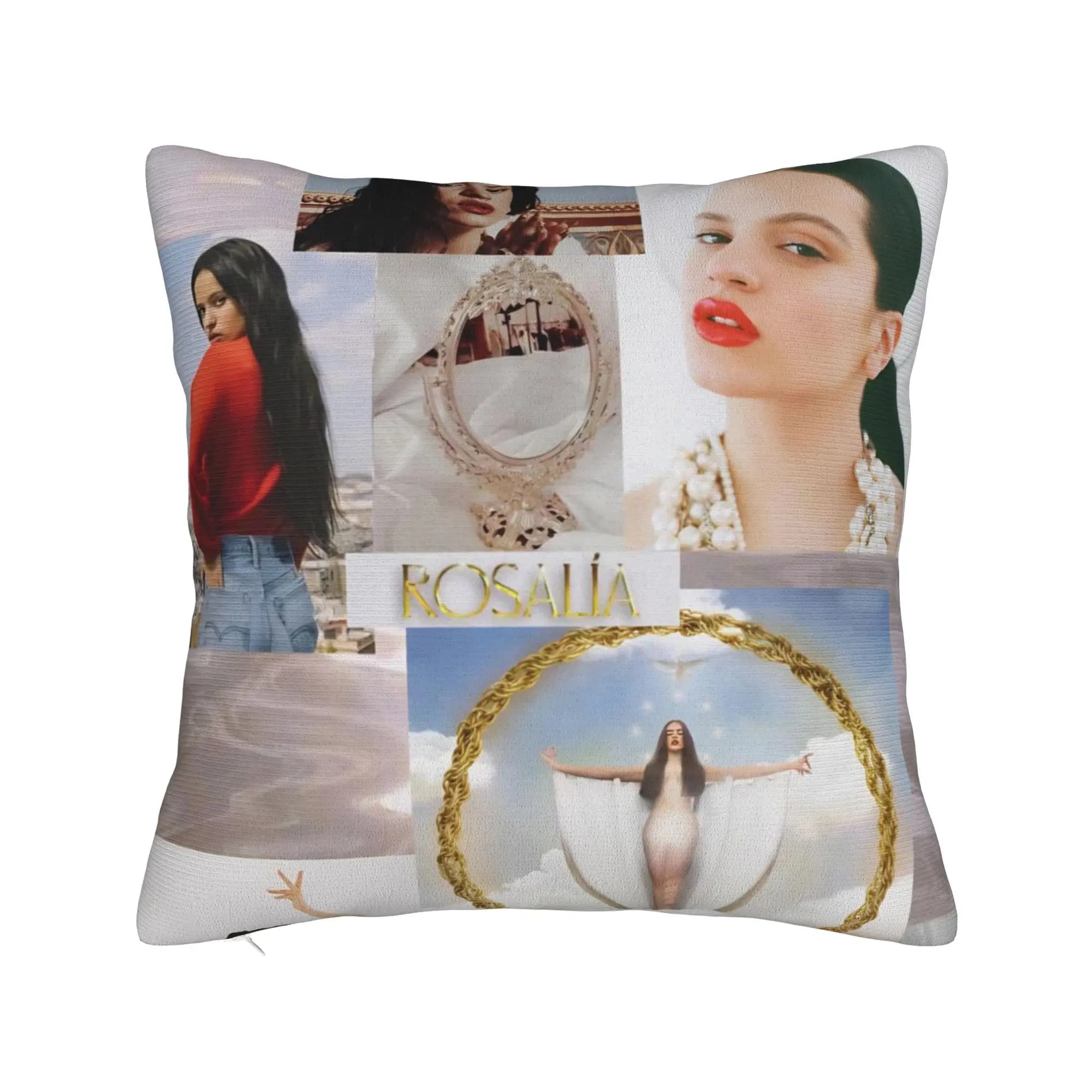 Decorative Pillow Cover Rosalia LUX Tour 2026 Merch Living Room Pillow Case Cover Zippered Multiple Sizes