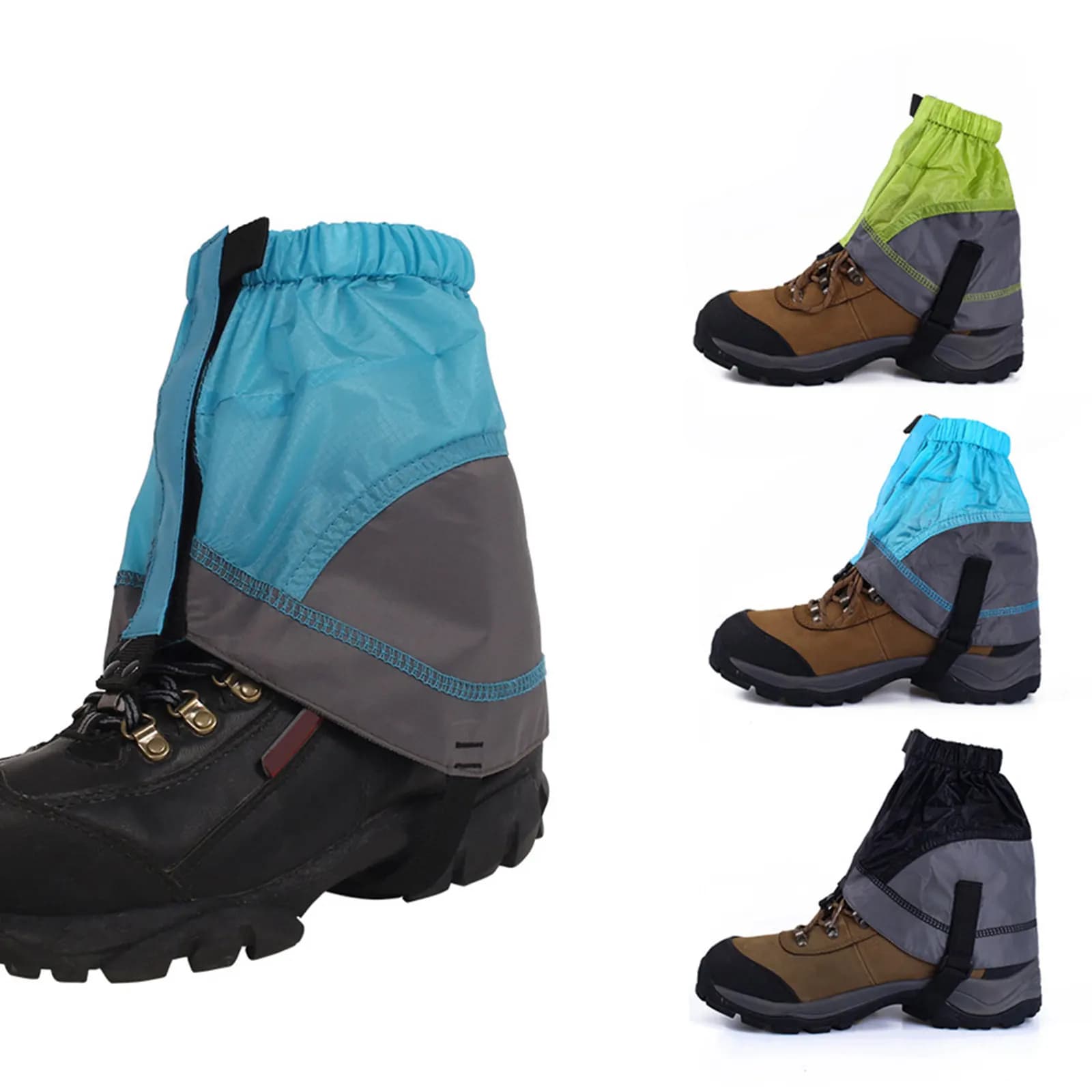 1 Paio di Ghetre Impermeabili Leggere Antivento per Escursionismo, Camminata, Backpacking, Caccia, Fango, Pioggia, Neve