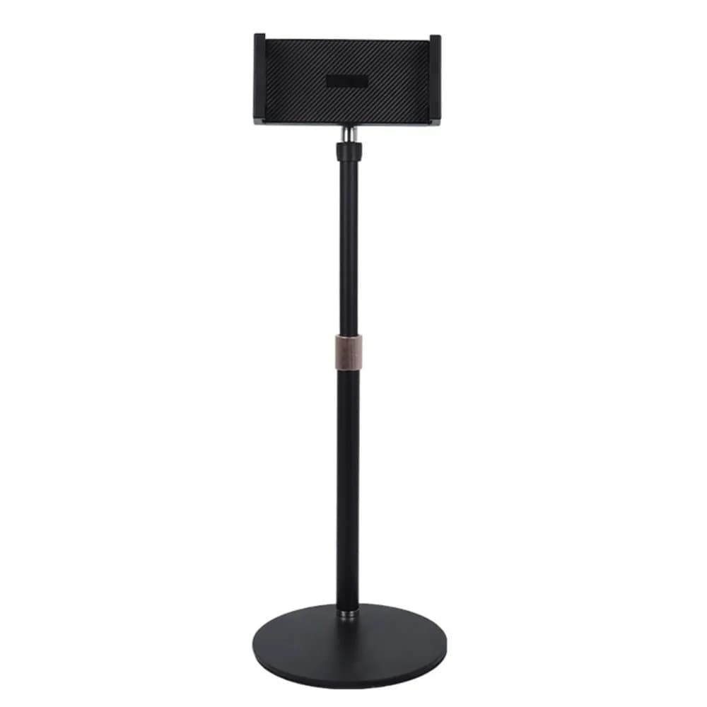 Supporto per tablet verticale regolabile in altezza, base a disco, supporto per monitor portatile antiscivolo, supporto per telefono cellulare stabile e resistente all'usura