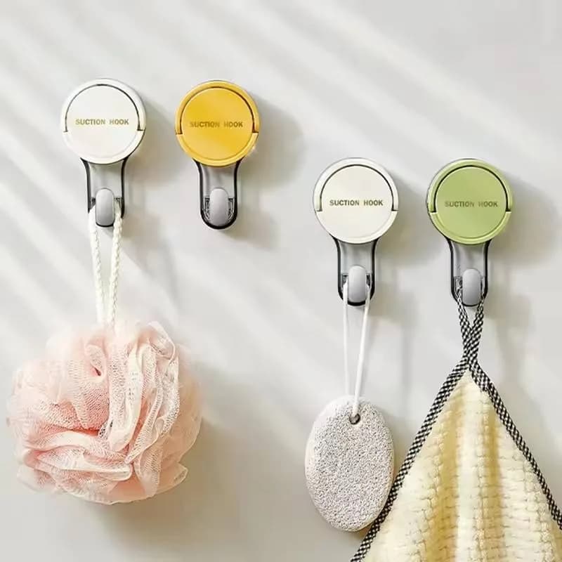 Reusable multifunctional suction hook, bathroom suction hooks, waterproof, towel rack, clothes hangers, accessory.