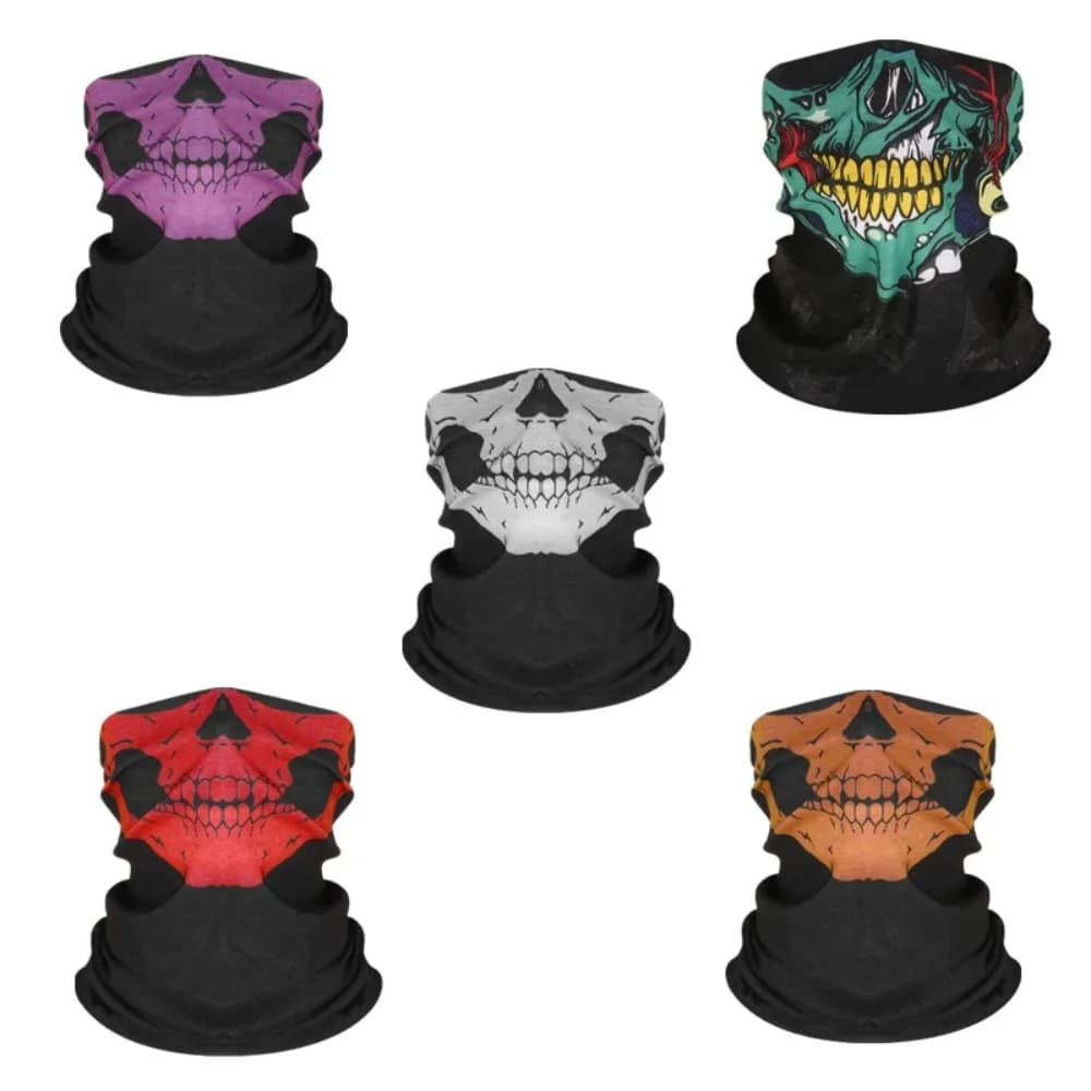New Scarf Skull Men Balaclava Windproof Breathable Motorcycle Helmet Bandana Cover Face Ski Mask