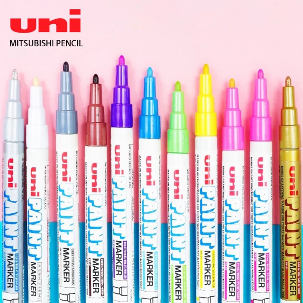 1 pz Giappone UNI Pennarello Vernice PX-21 Matrimonio Firma Ritardare Impermeabile Graffiti Penna Evidenziatore Rifornimenti D'arte di Cancelleria