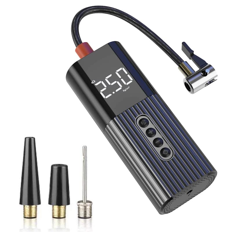 Mini compressore d'aria portatile della pompa gonfiabile con la pompa di aria del cavo del gonfiatore 12V 150PSI della gomma di illuminazione del LED per le palle della bicicletta dell'automobile
