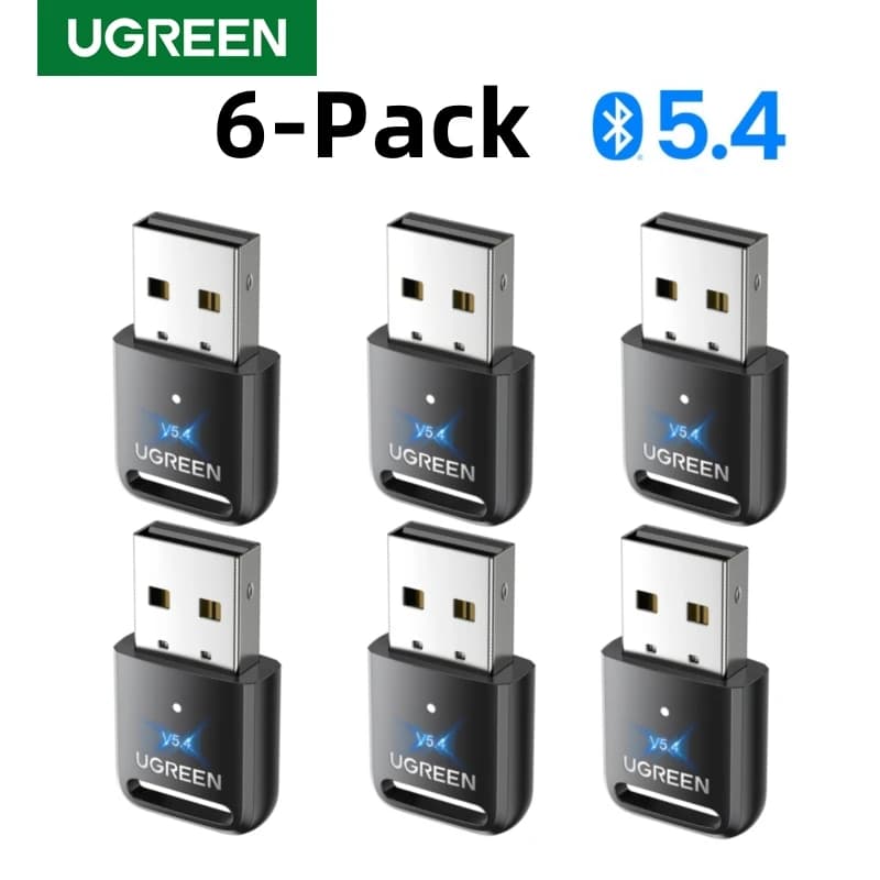 UGREEN USB Bluetooth 5.3 5.4 Dongle speaker adapter PC Mouse Wireless keyboard music receiver Audio transmitter Bluetooth