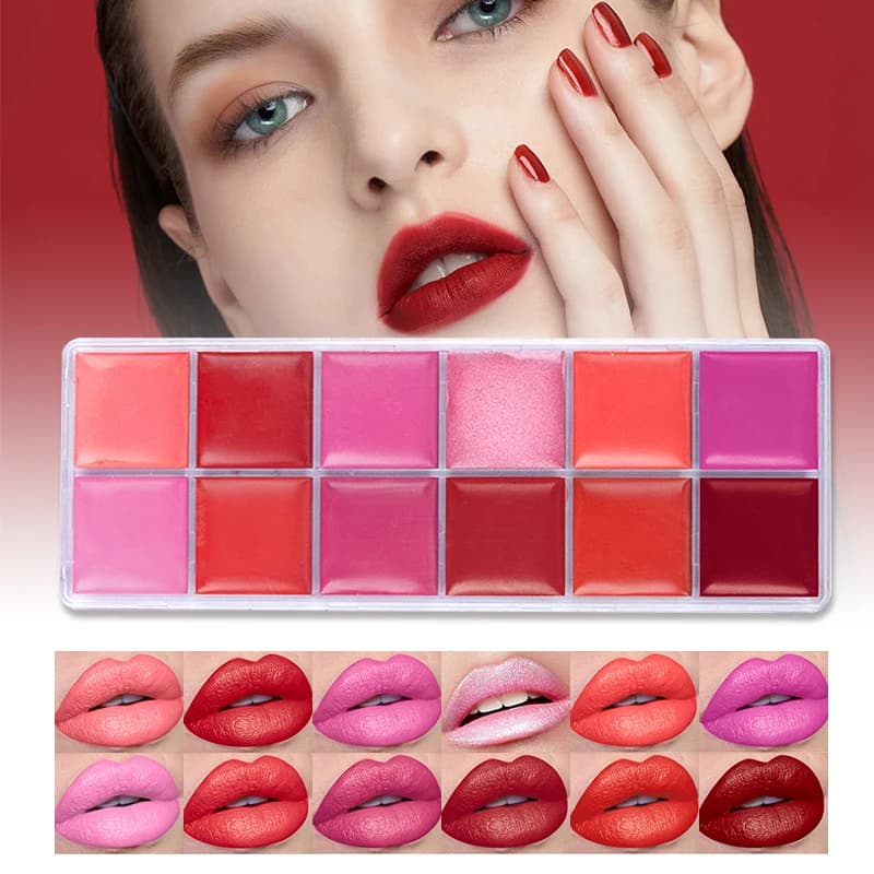 12 Colors Women Moisturizing Long Lasting Lip Gloss Palette Girls Nude Cosmetic Makeup Lip It's the perfect birthday gift