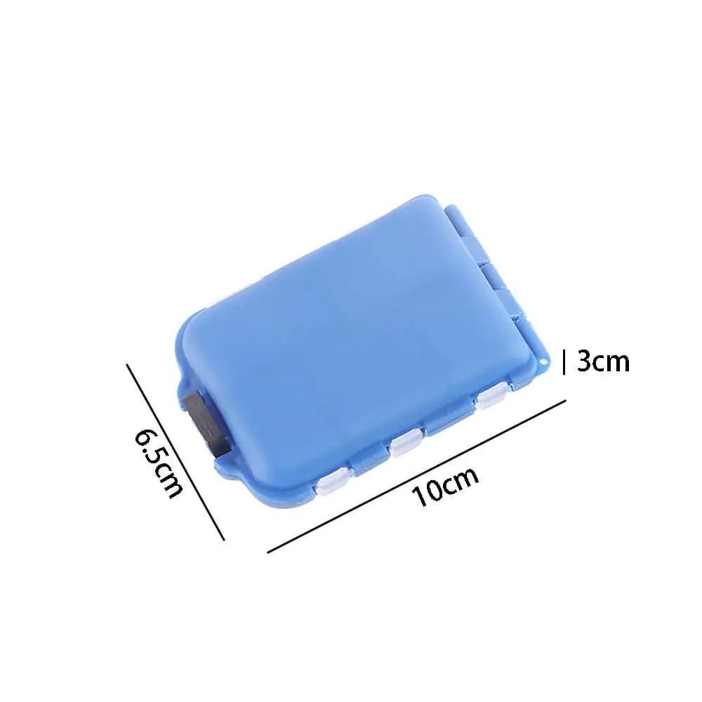 Contenitore Portatile Quadrato per Esche e Accessori da Pesca - Scatola per Attrezzatura da Pesca e Ami da Pesca