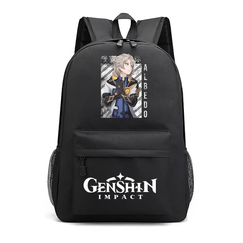 Borse da scuola per studenti di impatto Genshin giovanile alla moda zaini per Notebook stampati Oxford borse da viaggio divertenti per ragazzi/ragazze impermeabili