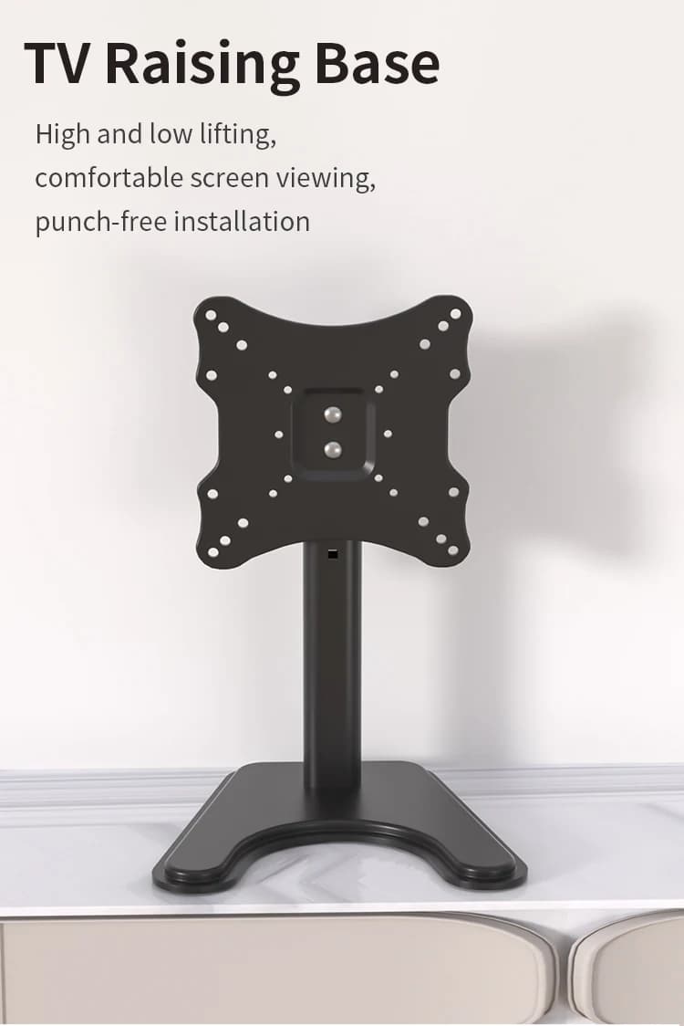 HILLPORT Universal Table Top TV Stand Pedestal For 14-35 Inch LCD/LED/Plasma TVs, TV Stand Legs For Screen Monitor Bracket DZV9