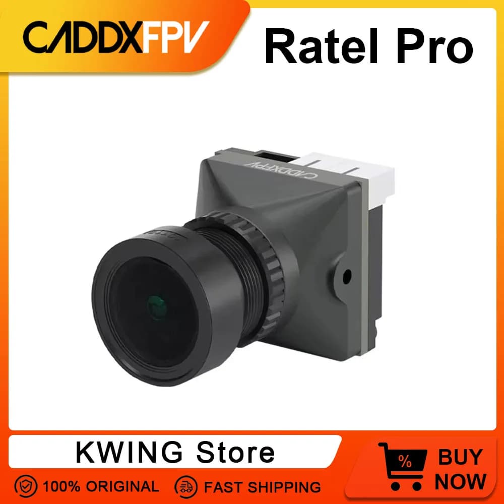 CADDX Ratel Pro FPV 1/ 3/5PC 1500TVL Lens 2.1 mm 16:9/4:3 NTSC/PAL FOV125 ° Night vision camera Blacklight for RC drone