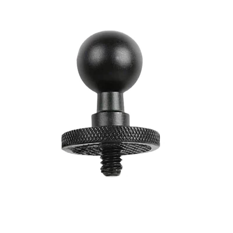 Testa a sfera da 17 mm Adattatore base da 25 mm/40 mm Supporto a clip per fotocamera Gopro Action Phone Conversione GPS e fissa Accessori per supporto per fotocamera