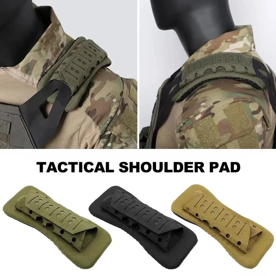 1 pezzo di spalla tattica traspirante imbracatura tattica ammortizzazione spalla antiscivolo campeggio esterno escursionismo zaino in spalla accessori