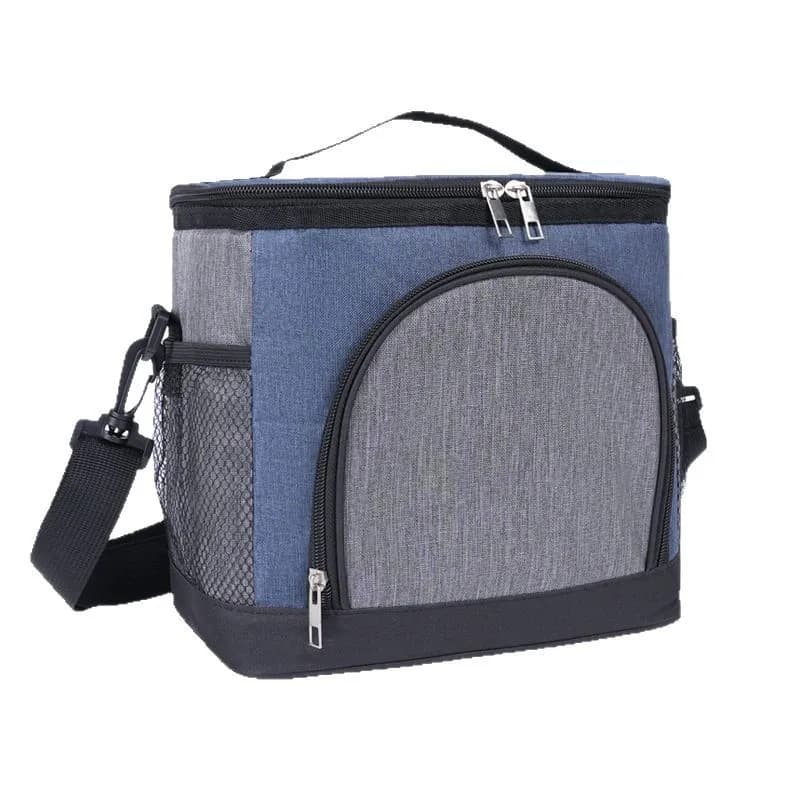 Borsa Termica a Tracolla con Abbinamento di Colori - Borsa per Picnic all'Aperto, Porta Pranzo Fresco e Ghiaccio