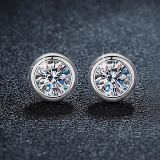 Nuovi orecchini in argento sterling 925 5A zircone per le donne Gioielli di fidanzamento di nozze di buona qualità Regali per feste con perno dell'orecchio di moda