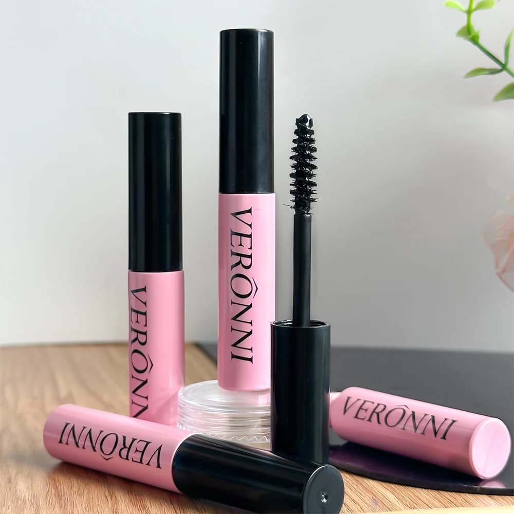 VERONNI Mascara per Sopracciglia in 4 Colors – Water resistant and sweat resistant, Fluid application, Natural and Modular color, Long life