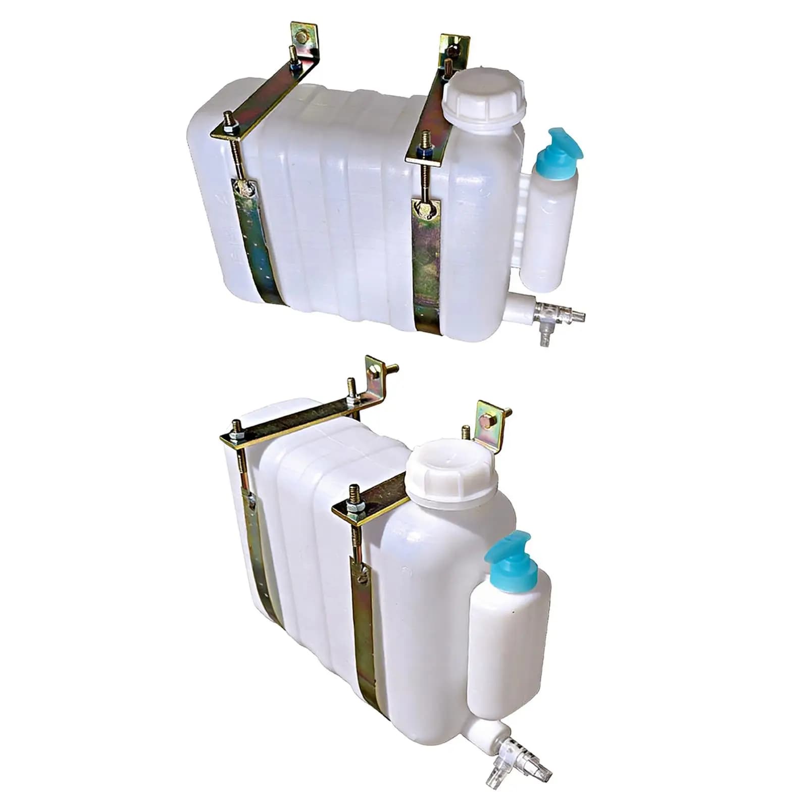 Portable Hanging Water Tank with Random Color Faucet Vehicle Mounted Storage Container for Truck Water Pond