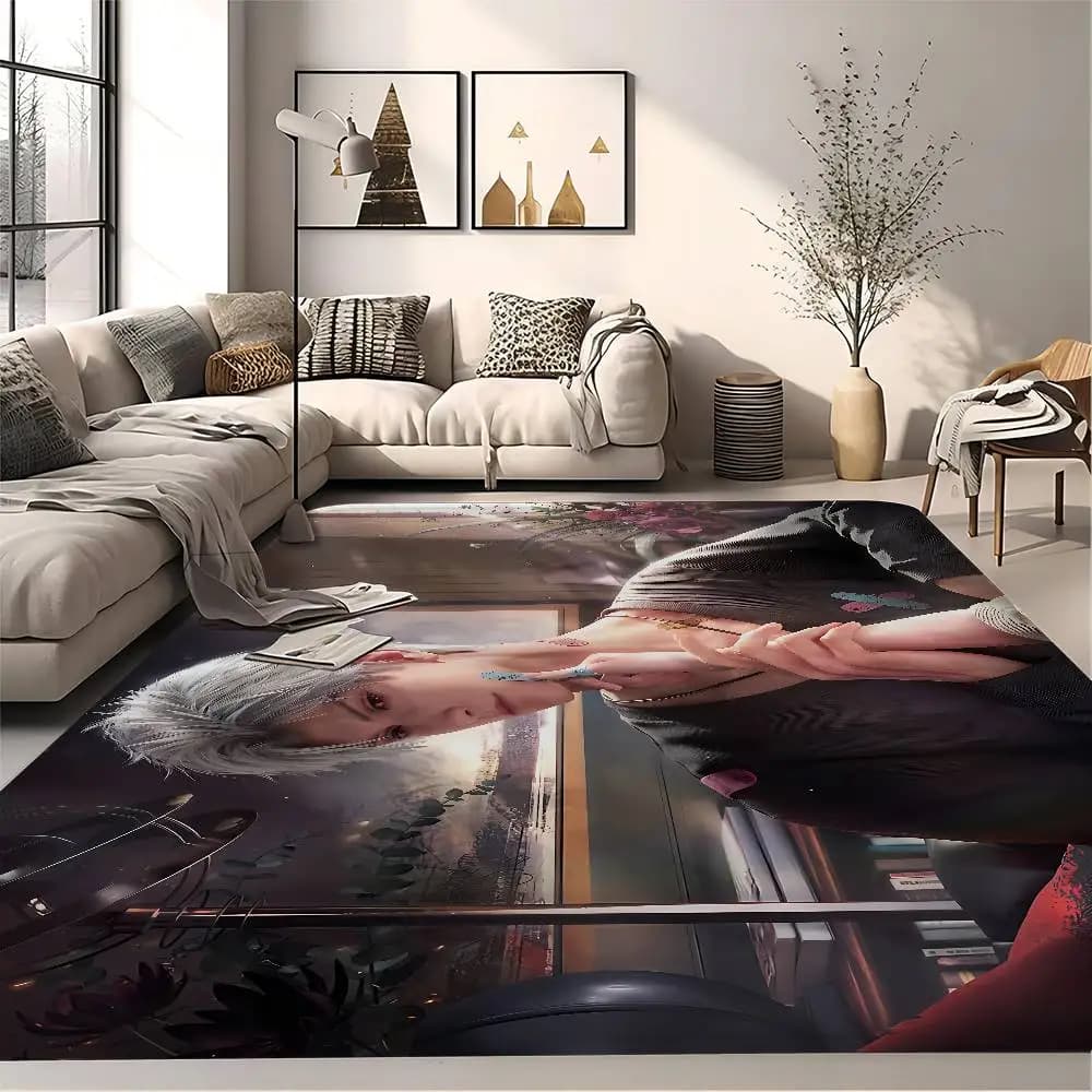 Game LOVE AND D-DEEPSPACE Tappetino stile INS Morbido pavimento camera da letto Casa Lavanderia Tappetino antiscivolo Comodino Tappeti