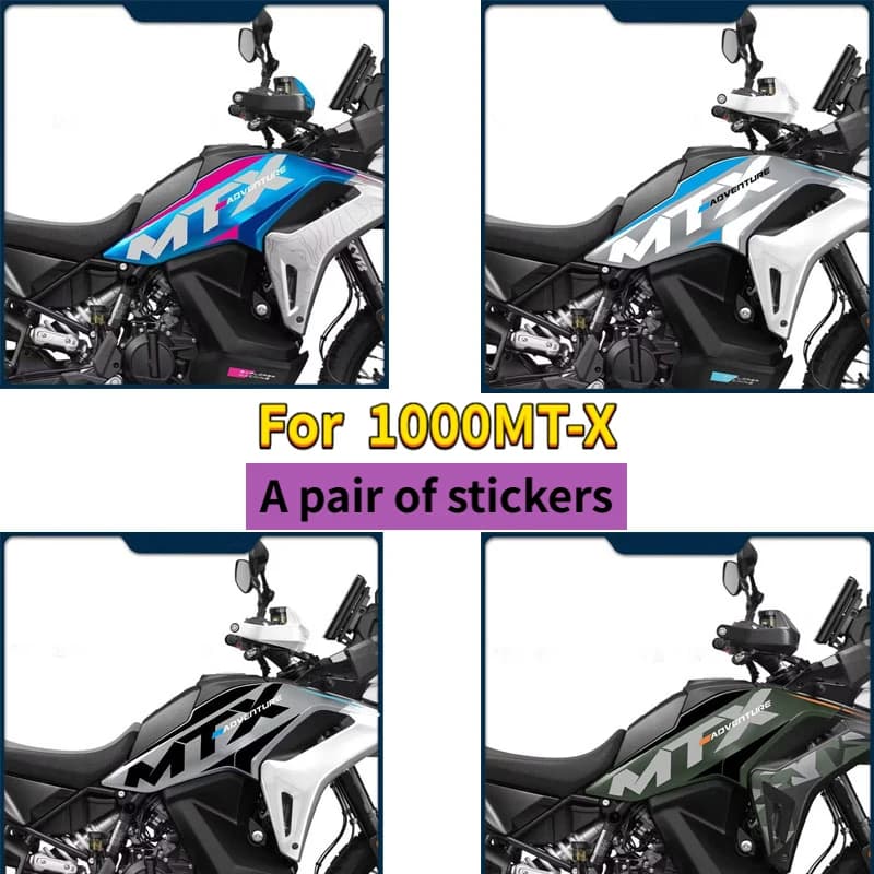 Adesivi Decorativi Laterali per Serbatoio Carburante Moto CFMOTO 1000MT-X 1000MTX 2026, Accessori per Modifiche