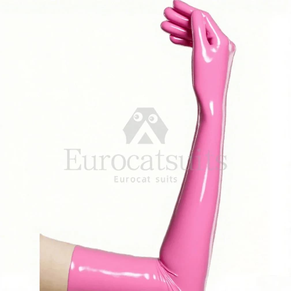 guanti lunghi da opera in lattice calzini fetish da donna calza sexy calzini sexy body in lattice pantaloni rosa club wear