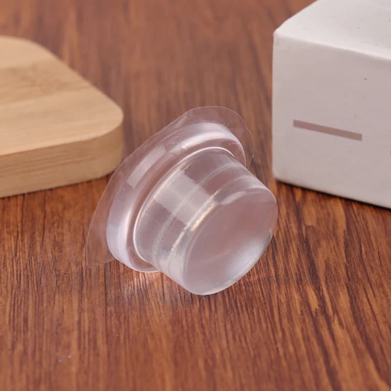 1/3PCS Fermaporta in silicone trasparente senza trapano Anti Bump Pad per ufficio Protezione di sicurezza domestica Dodgers Fermaporta