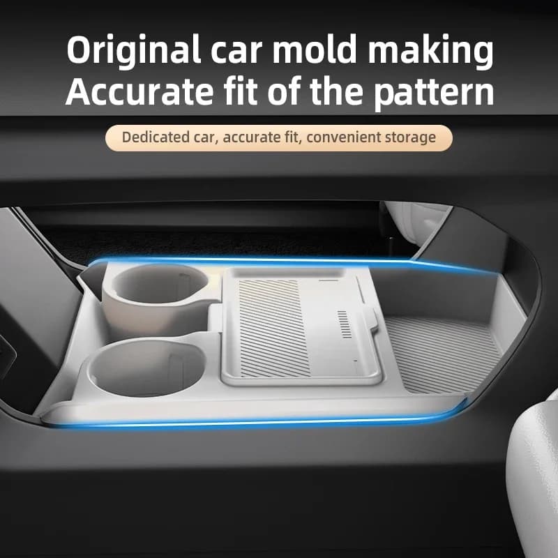2025 Per Jetour Dashing: Tappetino Organizzatore in Silicone per Vano Portaoggetti Sotto la Console Centrale, Accessorio Interno Auto