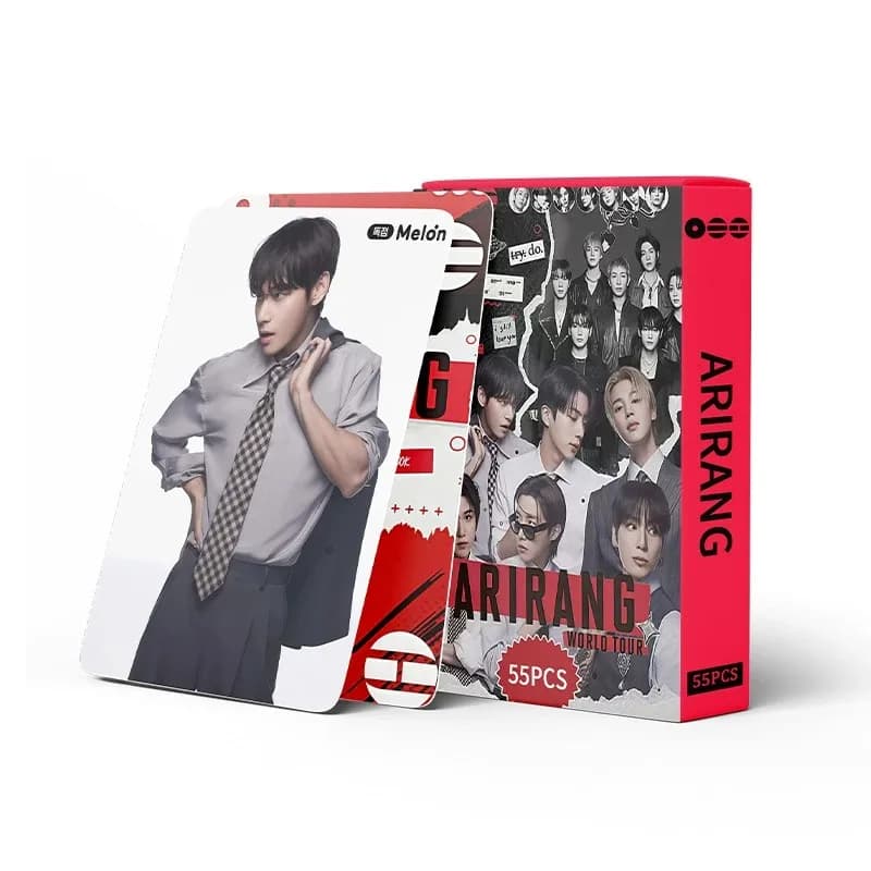 BTS ARIRANG World Tour Lomo Cards 55Pcs 92Pcs Optional Double Sided Photocards ARMY Fans Collectible Photo Cards