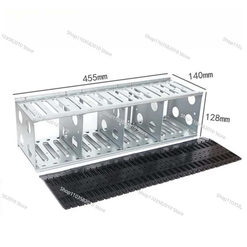 Custodia per dischi rigidi da 3,5 pollici a 16 alloggiamenti, rack di espansione antiurto, custodia esterna mobile multi-alloggiamento per HDD