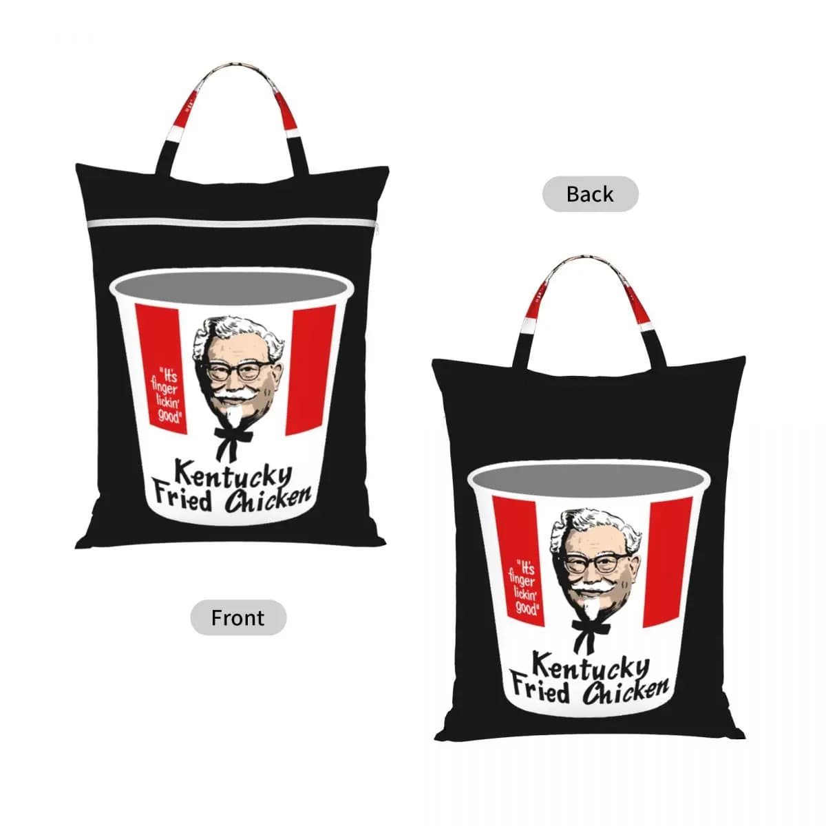 Kfc Bucket Travel Laundry Bag Waterproof Reusable Dirty Clothes Pouch Gym Yoga Camping Washing Basket