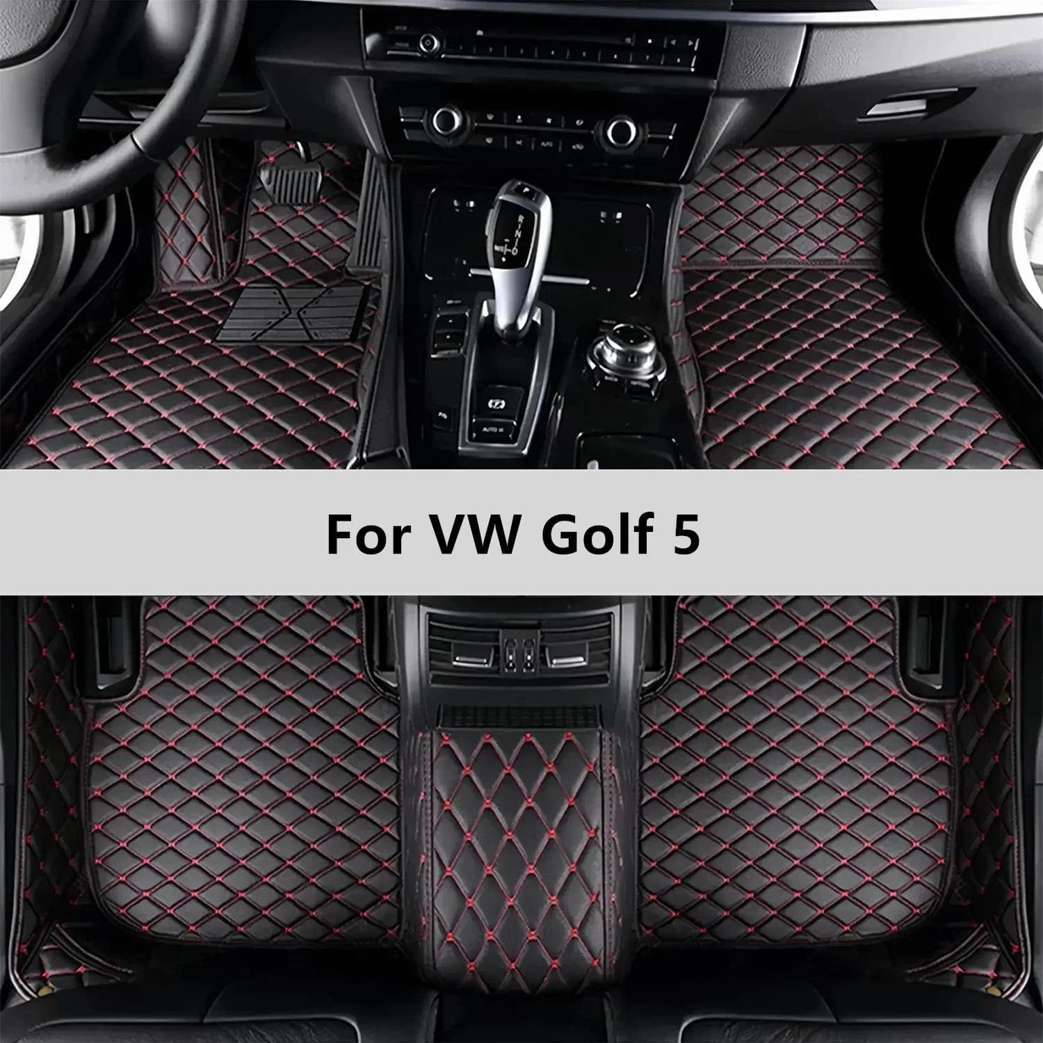 Tappetini per auto personalizzati per VW Golf 5 2004 2005 2006 2007 Tappetino per auto Accessori per tappetini Uomo Donna Accessori interni