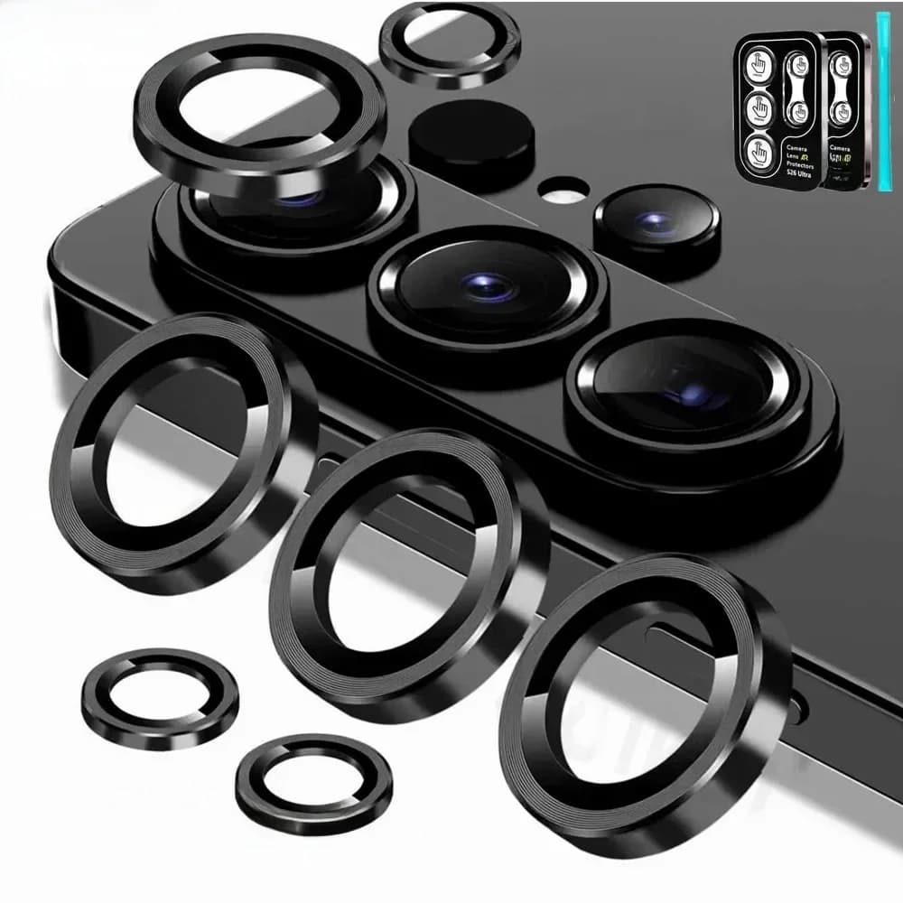 2PCS For Samsung Galaxy S26 Ultra S25 S24 Ultra Camera Lens Protector Tempered Glass Camera Cover Screen Protector Metal Scratch