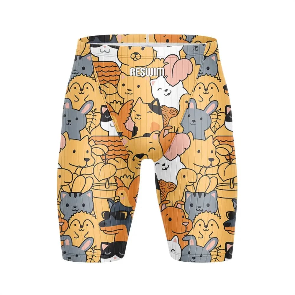 Nuovi Costumi da Bagno Estivi da Uomo con Stampa Cartoon, Pantaloncini Elasticizzati per Nuoto, Sport all'Aperto, Spiaggia e Surf