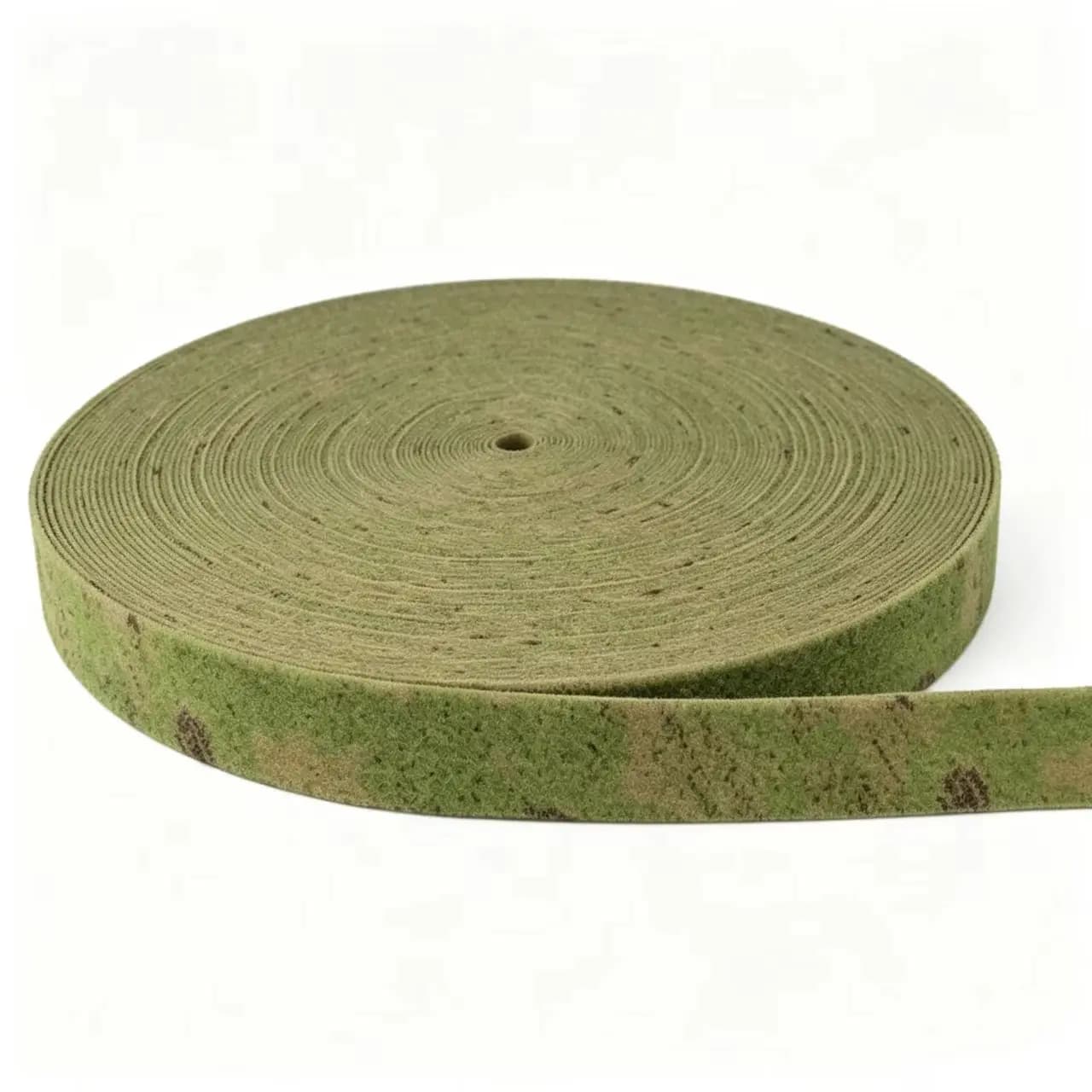 Green Ruins Camouflage Loop Velcro Tape Heavy Duty Fabric Hook And Loop Strips for Garment Cuffs And Clothing Accessories
