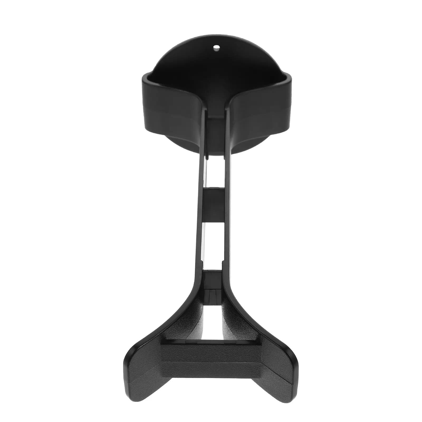 Supporto per cuffie in ABS, design pratico, supporto stabile, facile accesso, organizer per cuffie da scrivania, nero.