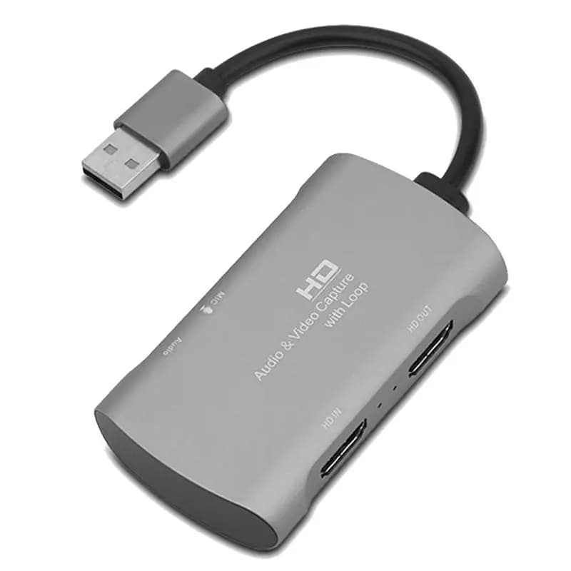 * Scheda di acquisizione video ABDH 4K 1080P60Hz Scheda di acquisizione video compatibile HDMI con USB adatta per la registrazione di giochi e la trasmissione in diretta