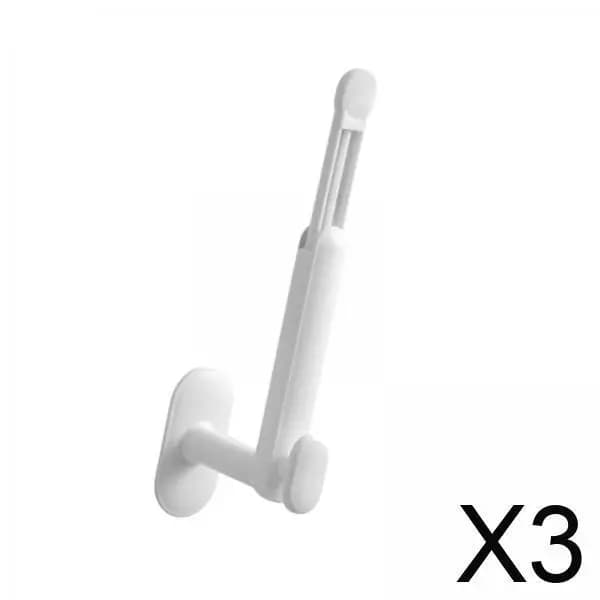 3x Clothes hanger Hair clip holder Retractable clothes hanger Clothes rack Clothes rack Headphones Kitchen Bedroom