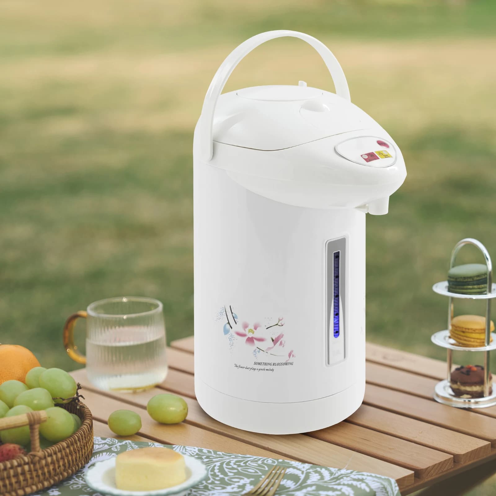 Bollitore Elettrico da Tavolo 3L/0,79 Galloni, Dispenser d'Acqua Calda Portatile da Bancone, Thermos Elettrico 750W